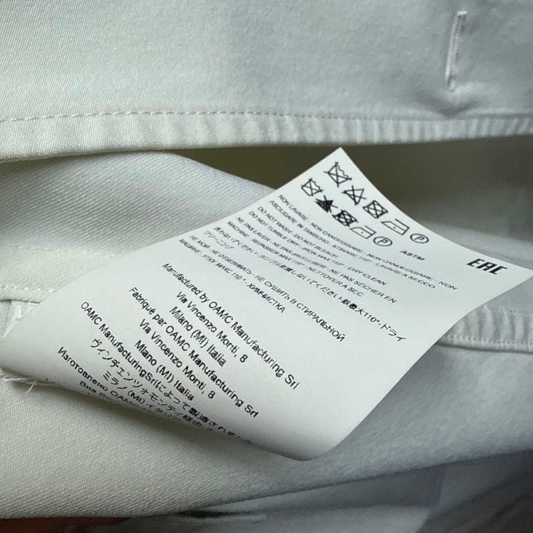 OAMC アイボリー ステンカラーコート　JIL SANDER