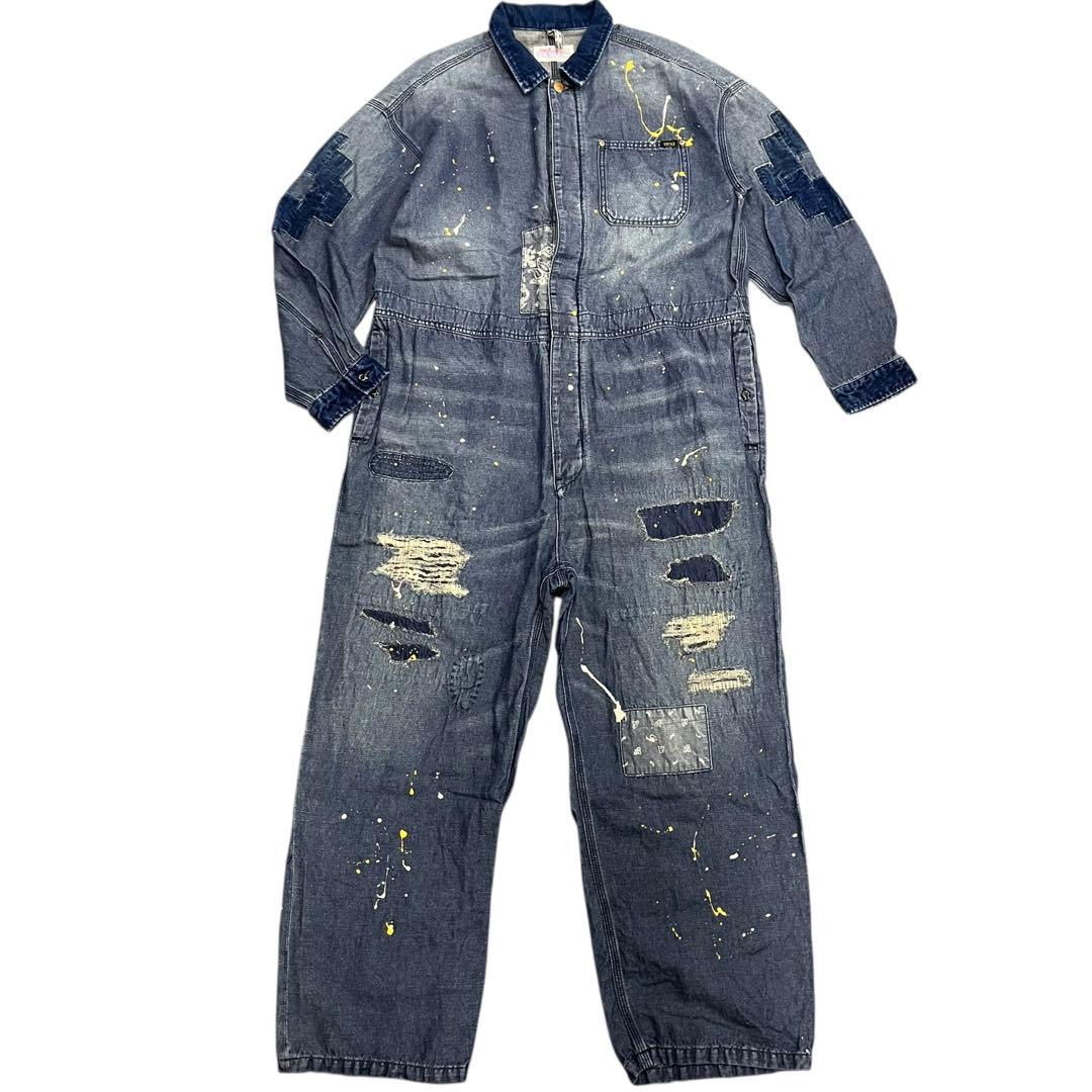 専用 希少 TOBILA　CLデニム リメイク加工 オールインワン　つなぎ