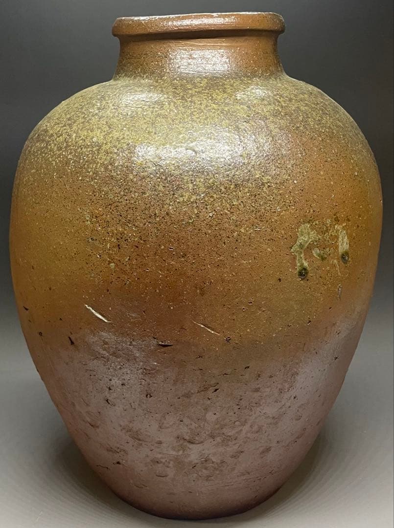 古丹波　猫掻き　壺　室町〜桃山時代　36cm t148