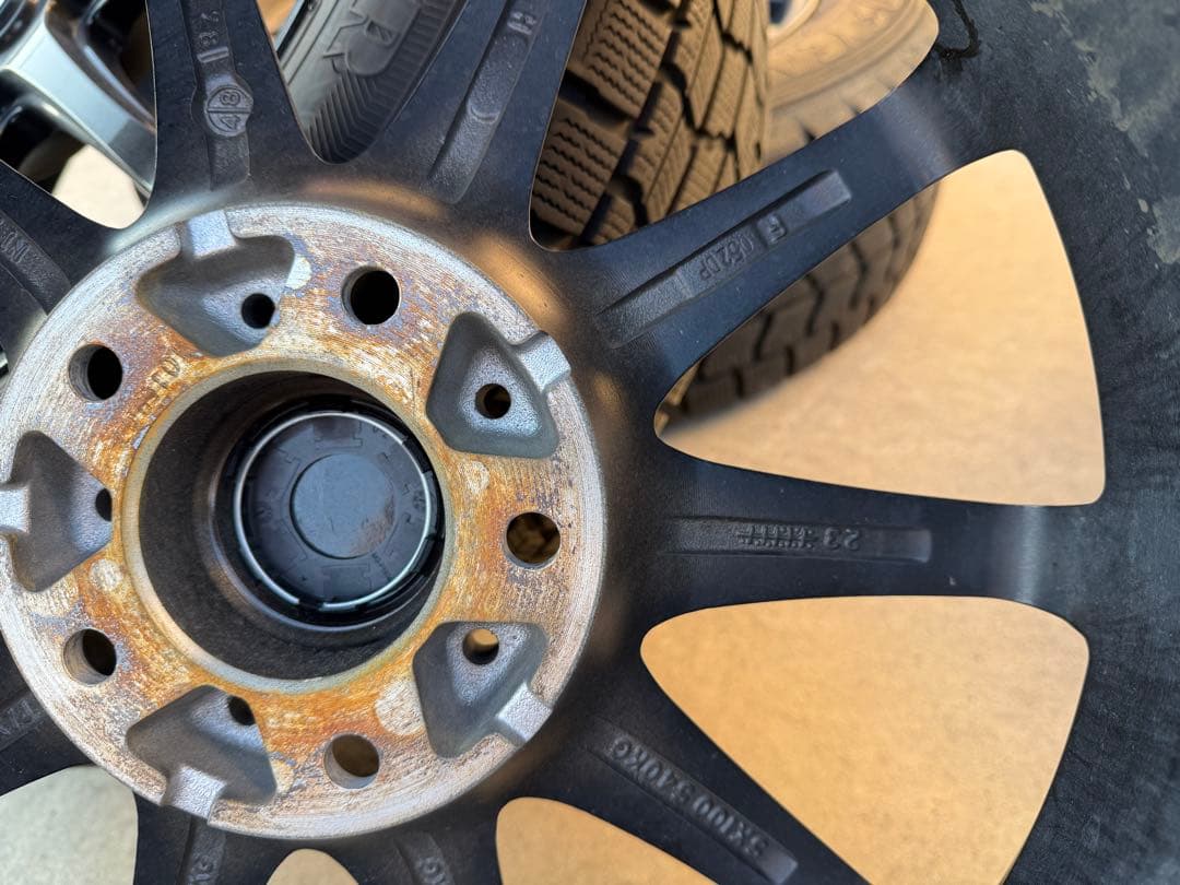 225/60R17 スタッドレスアルミセット 23年製 アイスナビ7 5穴