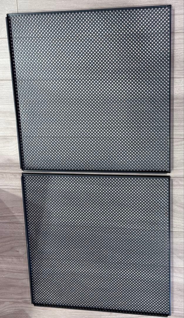 USMハラー純正52×52cmモジュール用パンチングパネル2枚アントラサイト美品