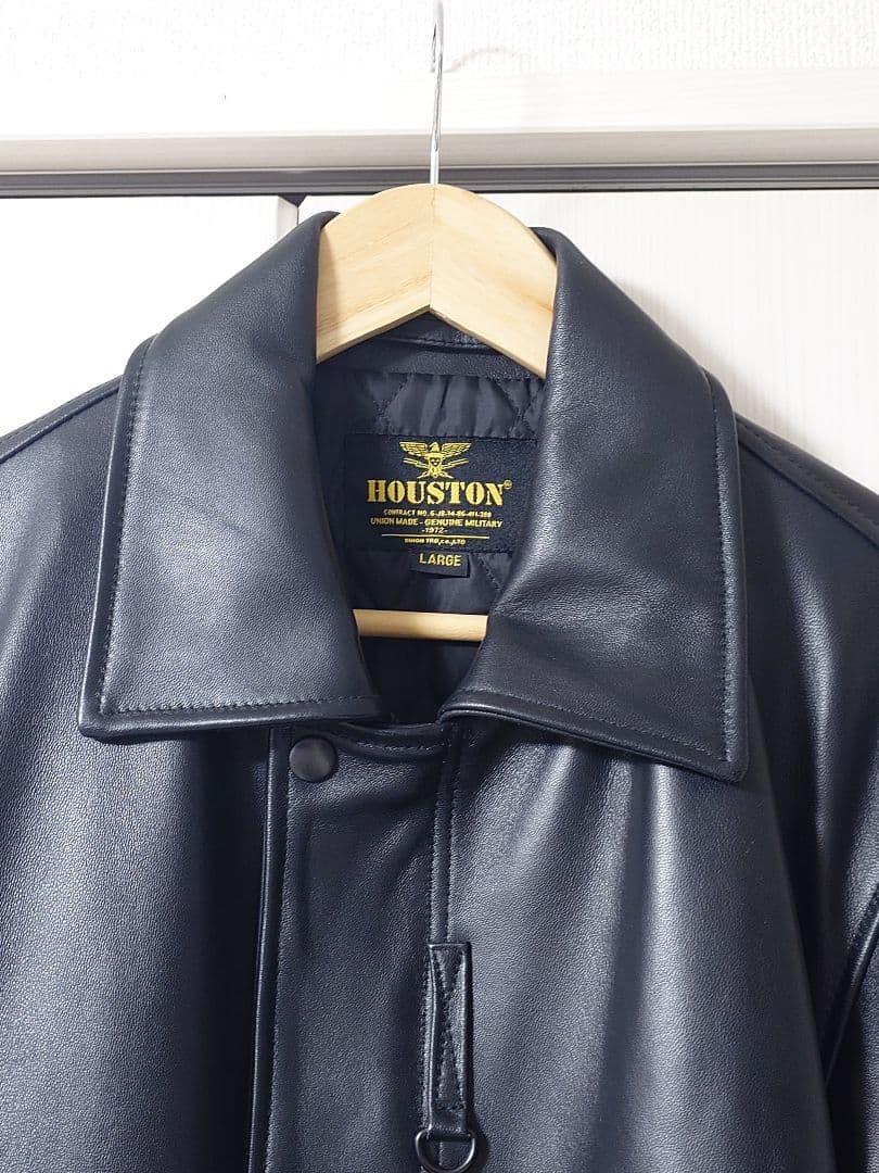 HOUSTON MK3 ブラック レザージャケット L