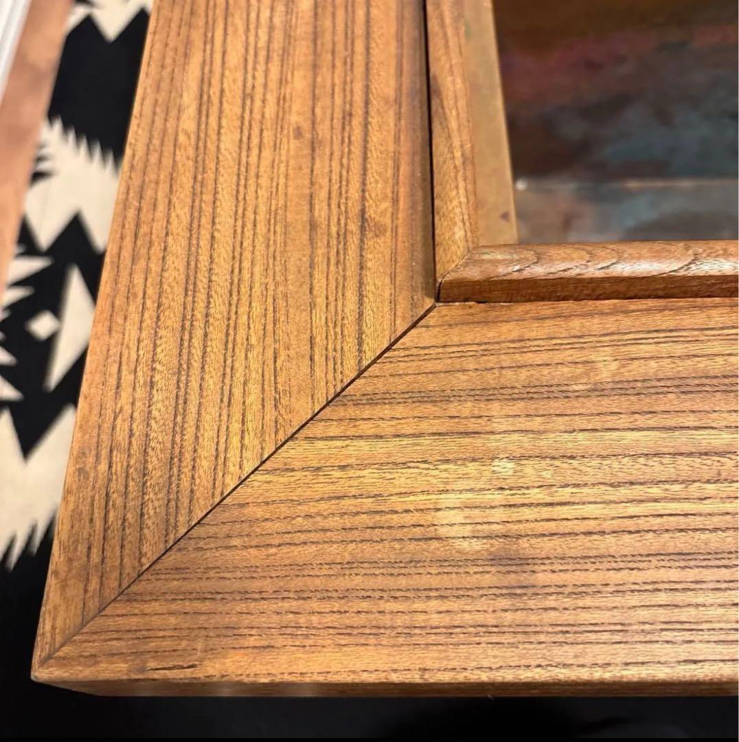 昭和レトロ　関西火鉢　長火鉢 銅製コンロ＆酒燗器　付き 古民家家具 天然木 無垢