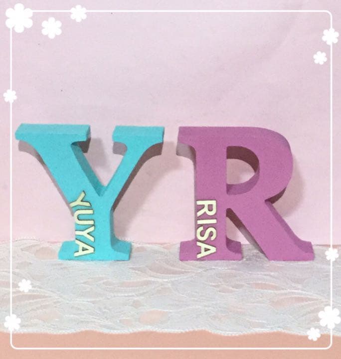 0827:様確認用♡イニシャルオブジェ