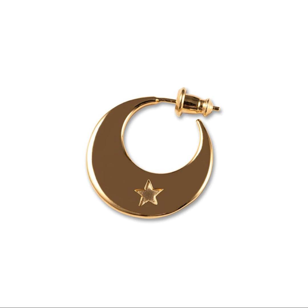 アクセサリー CALEE MOON ROLL SILVER PIERCE