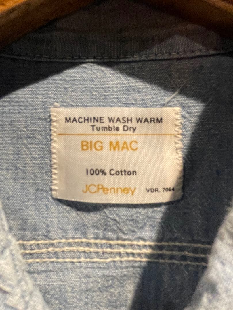 BIG MAC 70s 80s シャンブレーシャツ