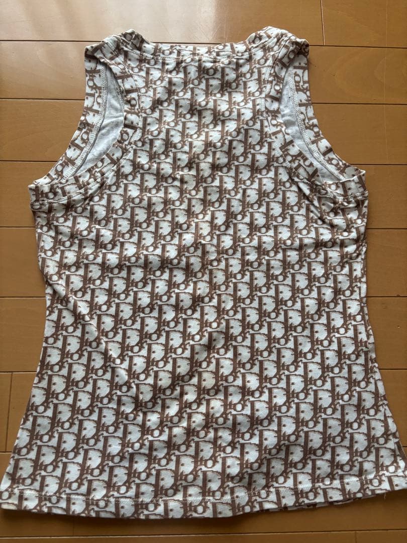 【Christian Dior】 ガリアーノ期 トロッター タンクトップ