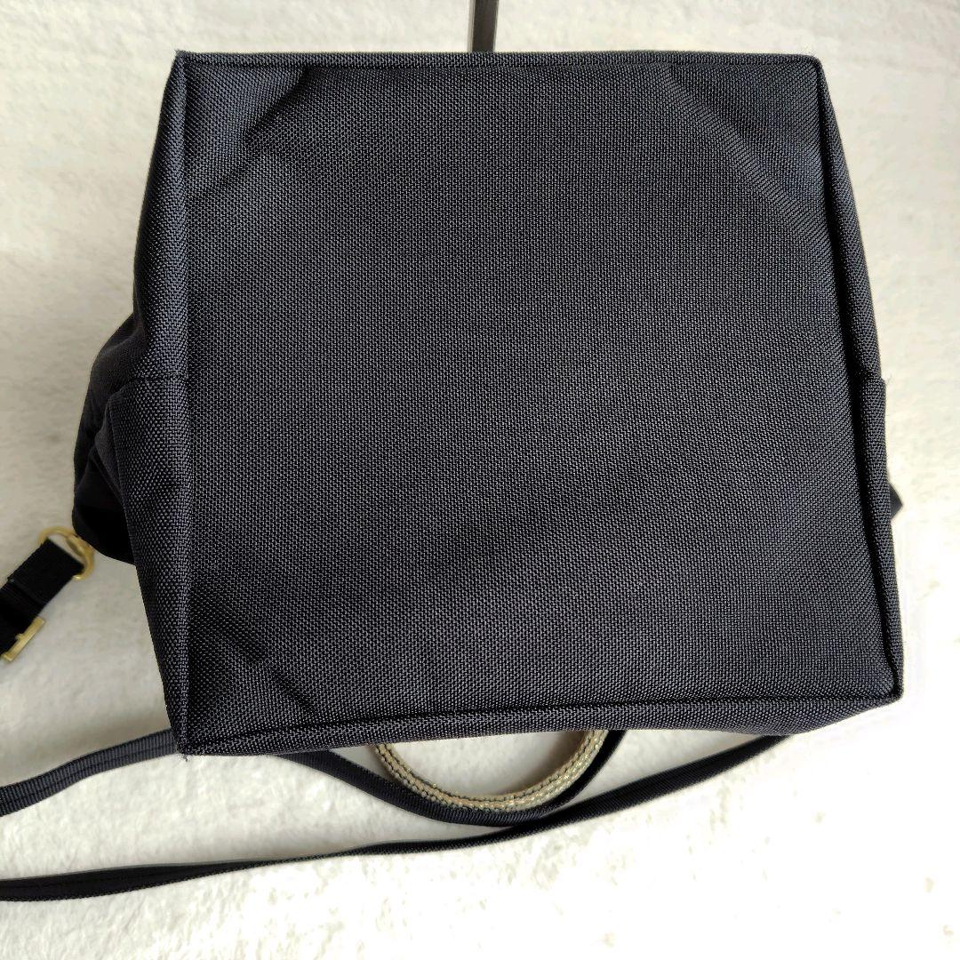 美品　VIOLAd’ORO ナイロントートバッグ ２way 黒　V-2037　M