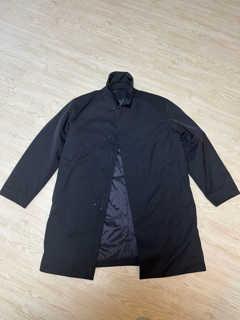 【未使用/完売品】UNIQLO:C パフテック ハーフコート ブラック　Sサイズ
