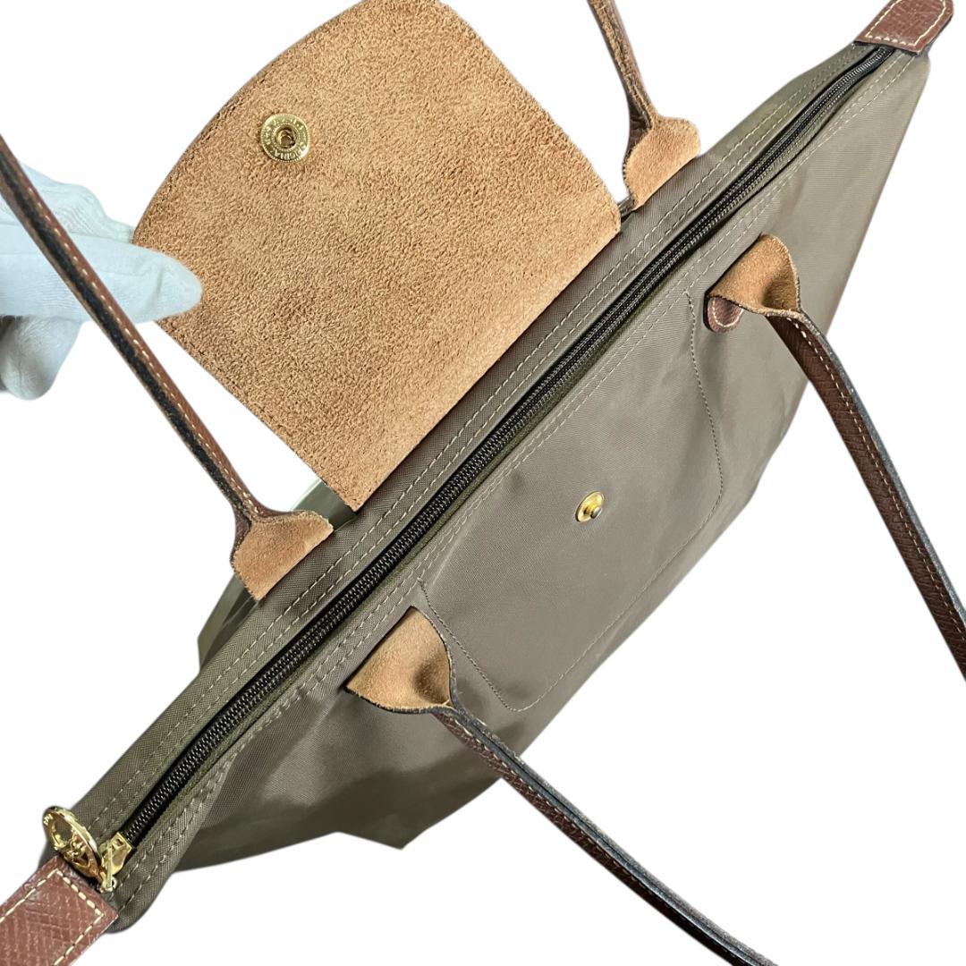 Longchamp ロンシャン プリアージュ トートバッグ ナイロン オリーブ