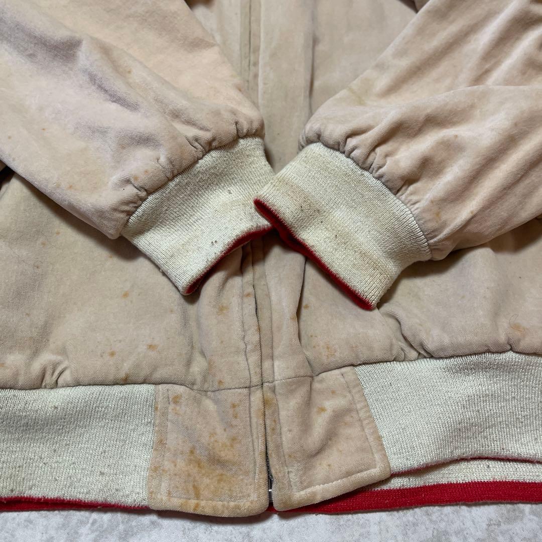 AVIREX 別珍スカジャン L 赤 刺繍 舞妓 虎 和柄 ヴィンテージ