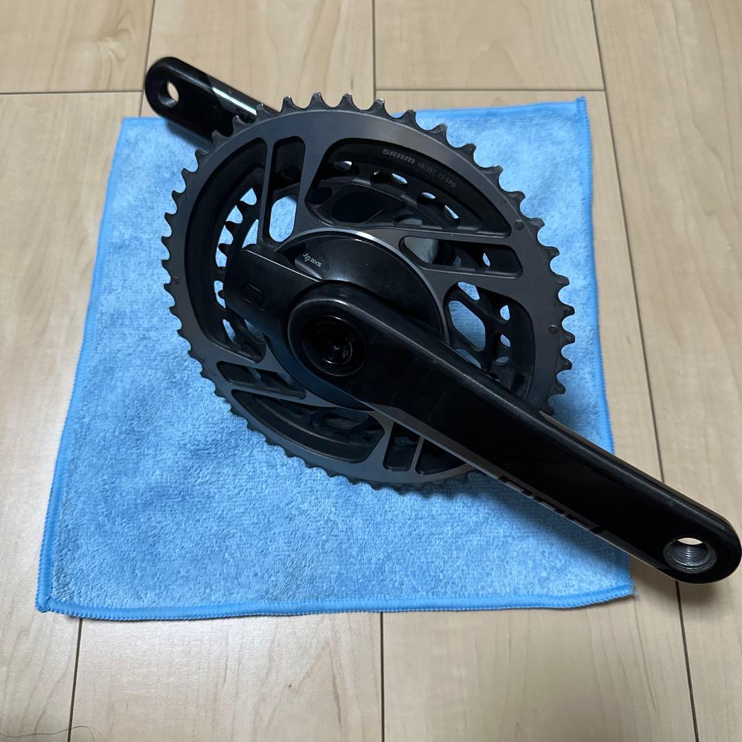 SRAM RED D1 クランクセット パワメ付き 走行距離1000㎞未満