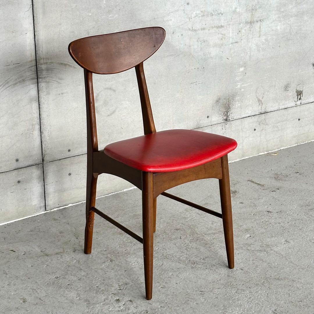 ★1960年代★ 昭和レトロ ダイニングチェア ミッドセンチュリー 木製椅子①