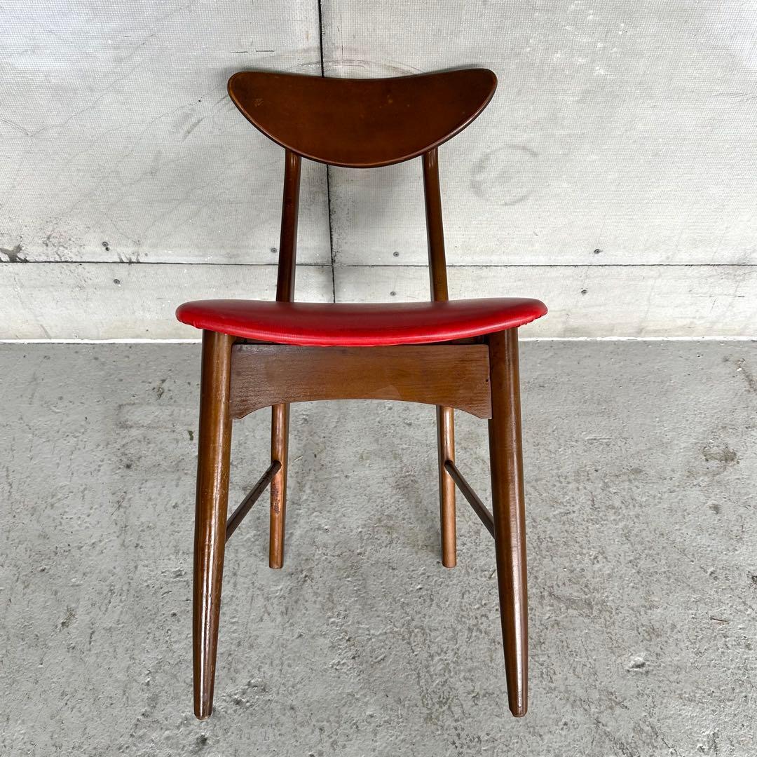 ★1960年代★ 昭和レトロ ダイニングチェア ミッドセンチュリー 木製椅子①