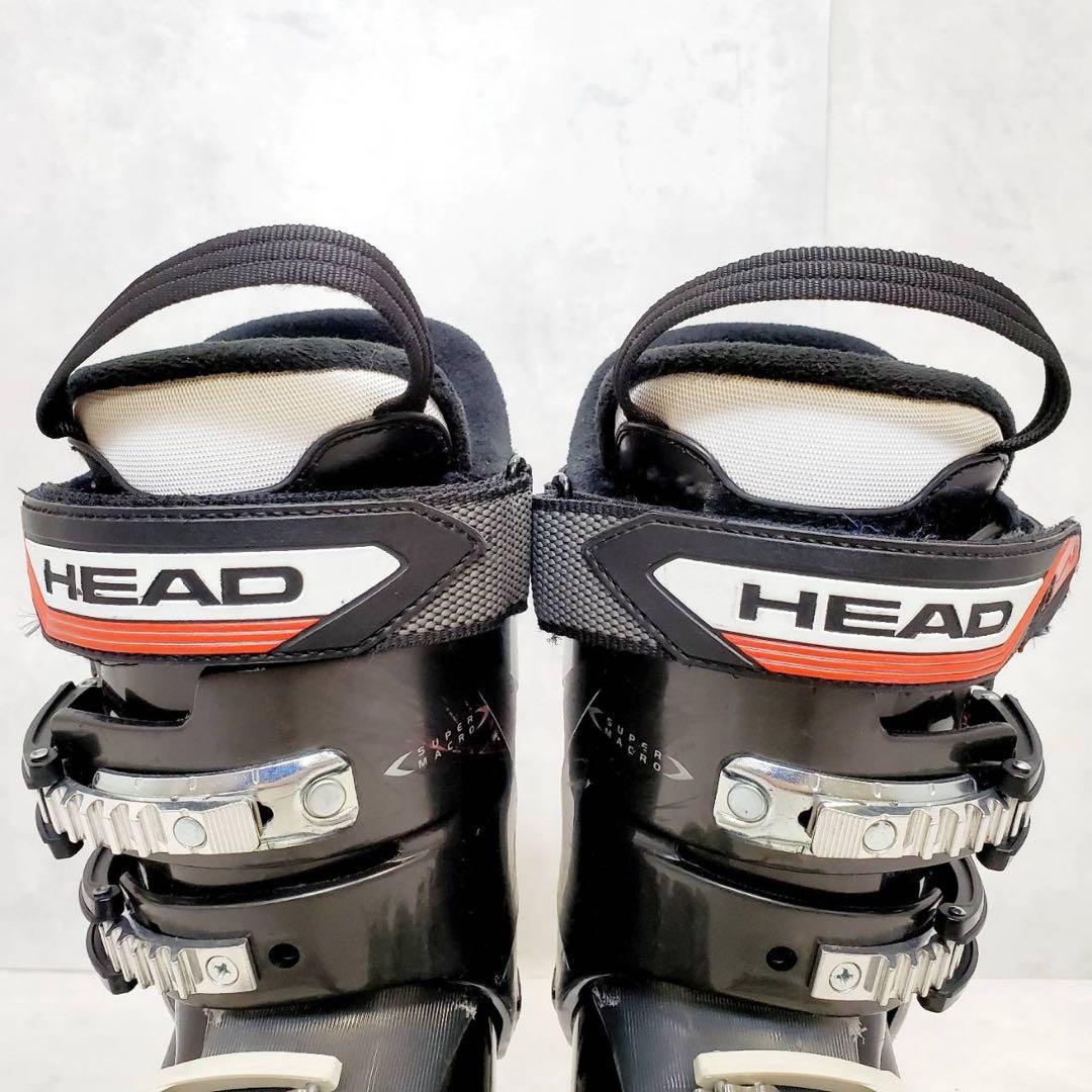 良品 HEAD GP スキーブーツ 25〜25.5cm メンズ ヘッド ブラック