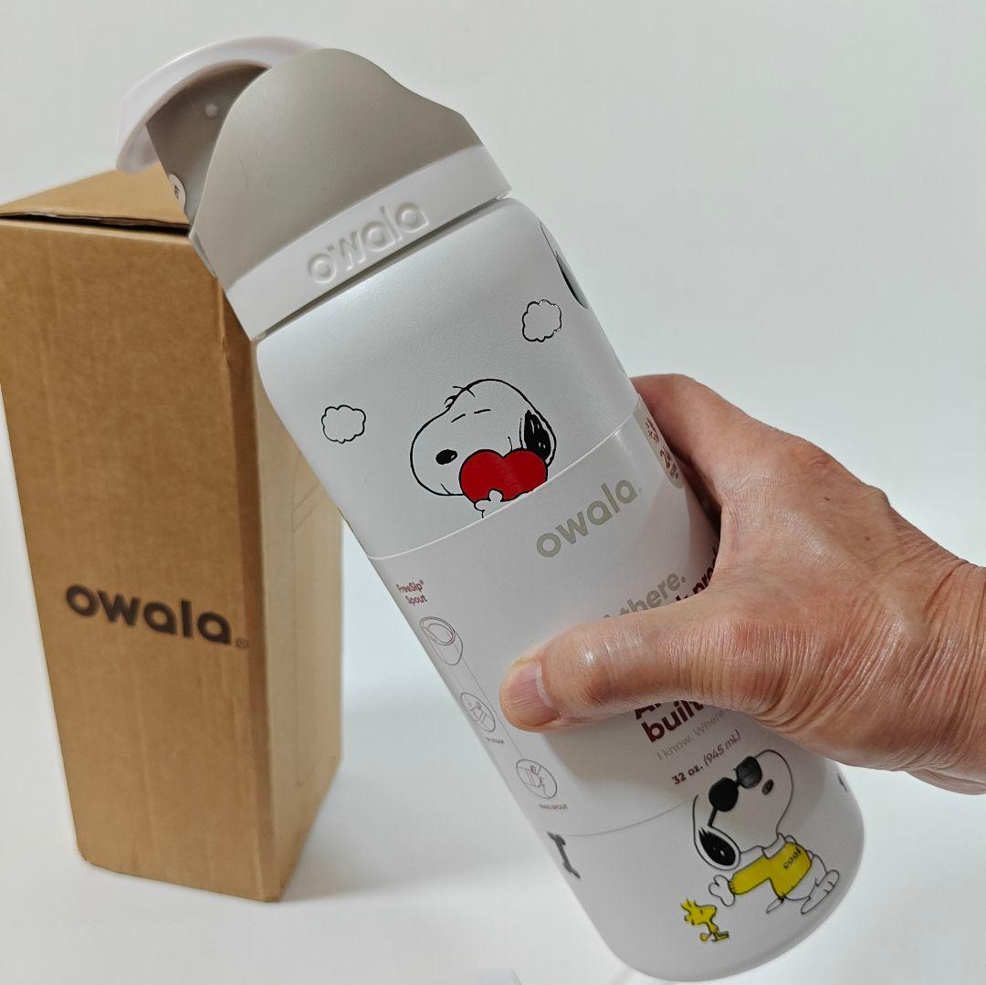 新品 Owala FreeSip スヌーピー コラボ水筒32 ozタンブラー