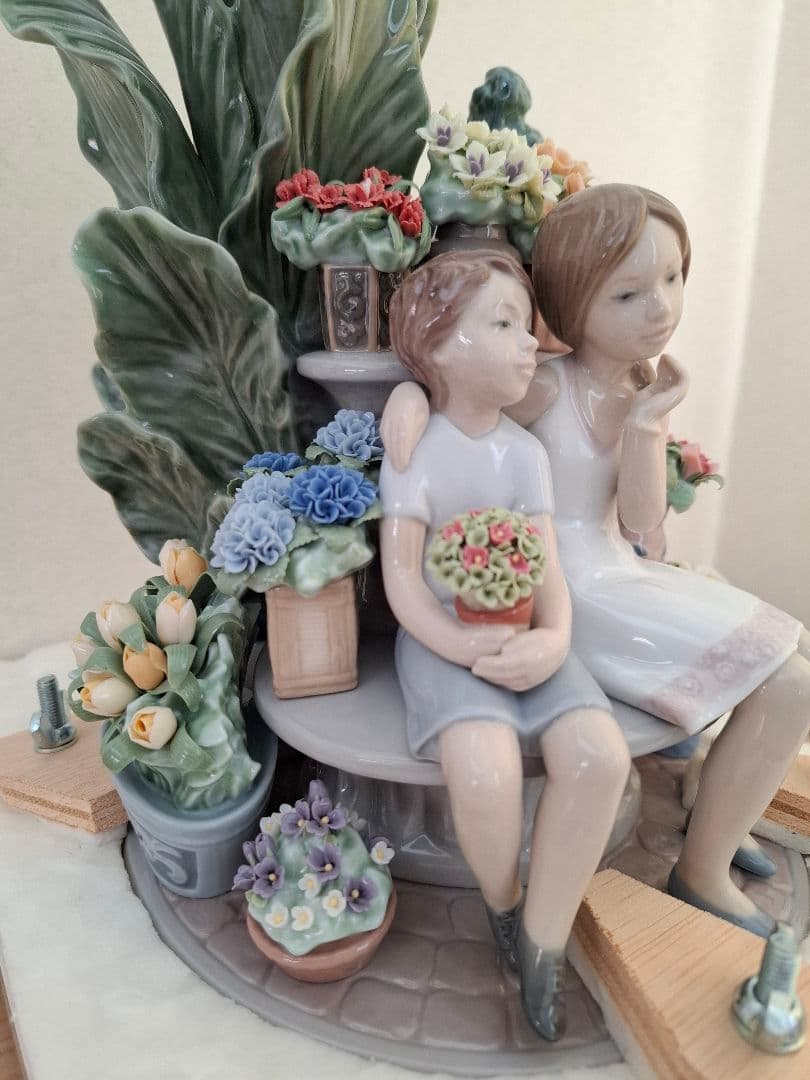 リヤドロ/lladro 　お気に入りのベンチで