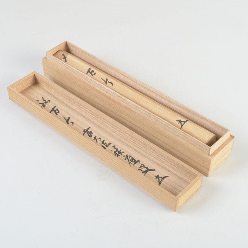 茶道具　影林宗篤作　茶杓　銘古今　前大徳　福本積應書付　共筒共箱　V　9421