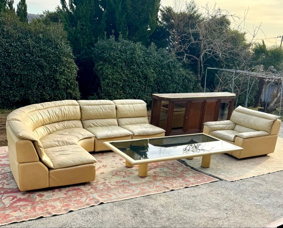 「元700万。今、座れる夢。」ロッシ最高級革ソファ