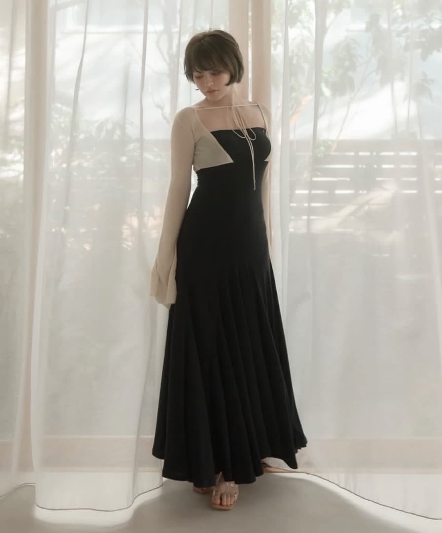 ワンピース andmary Sara silky dress