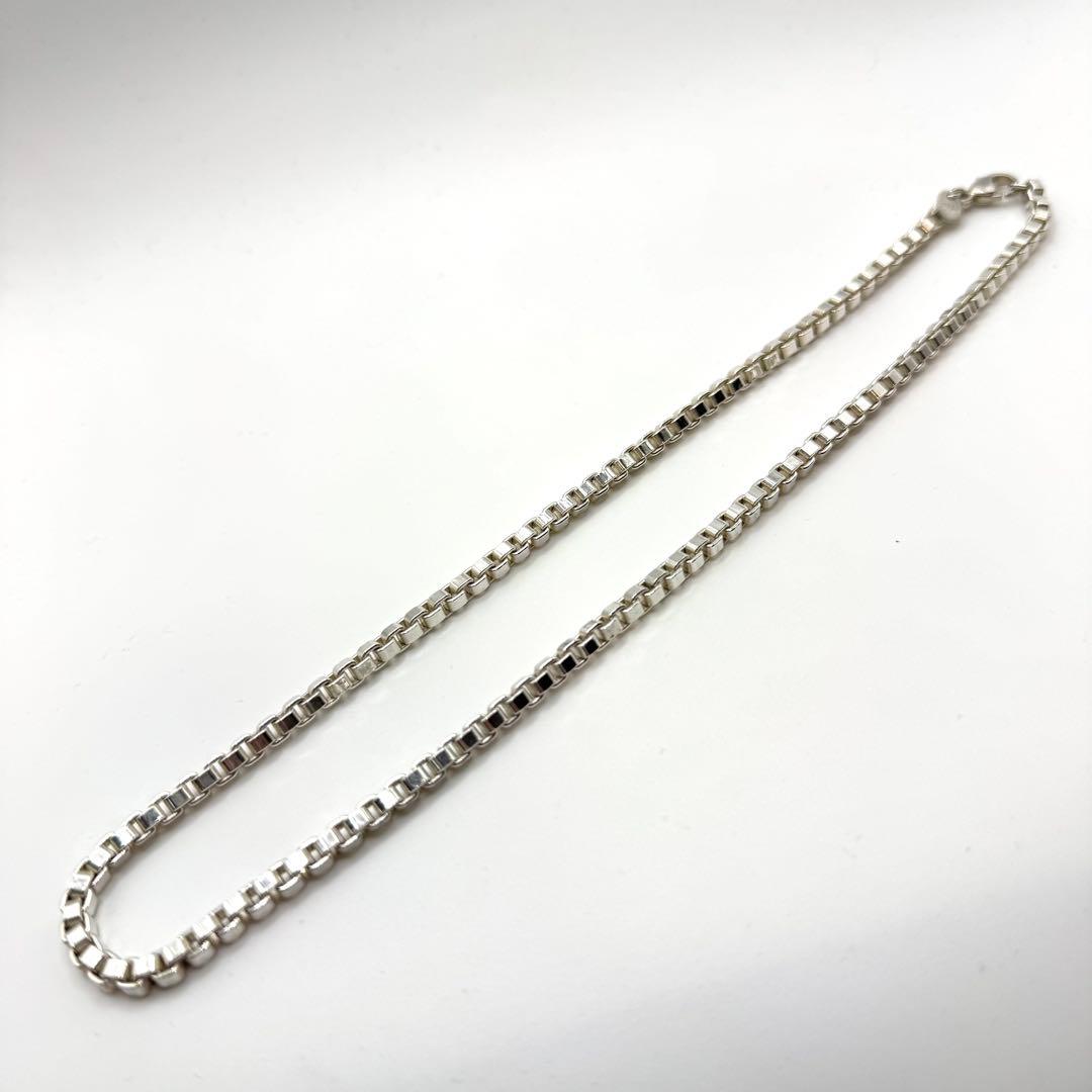 美品 ティファニー ネックレス ベネチアン シルバー 925 二重ブレスレット