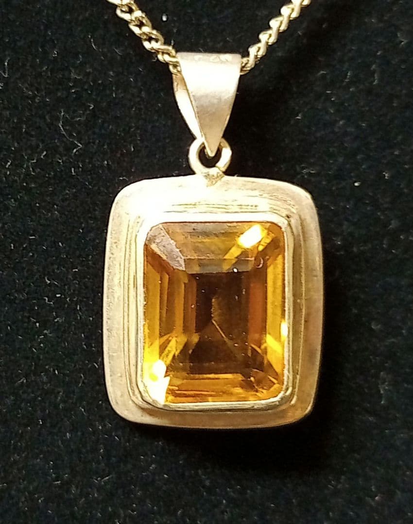 シトリンペンダント