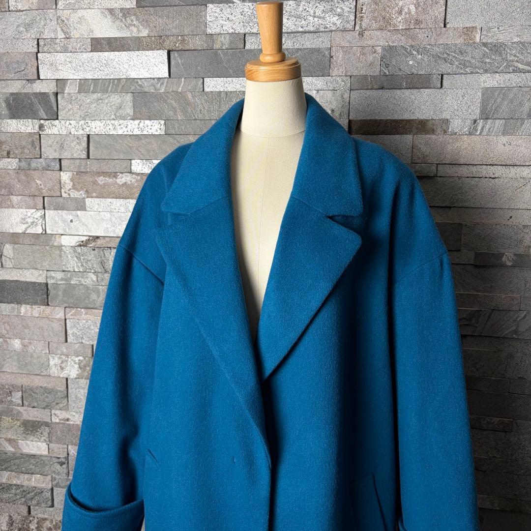 【大きいサイズ】UNTITLED アンタイトル　ビーバーチェスターコート　ロング