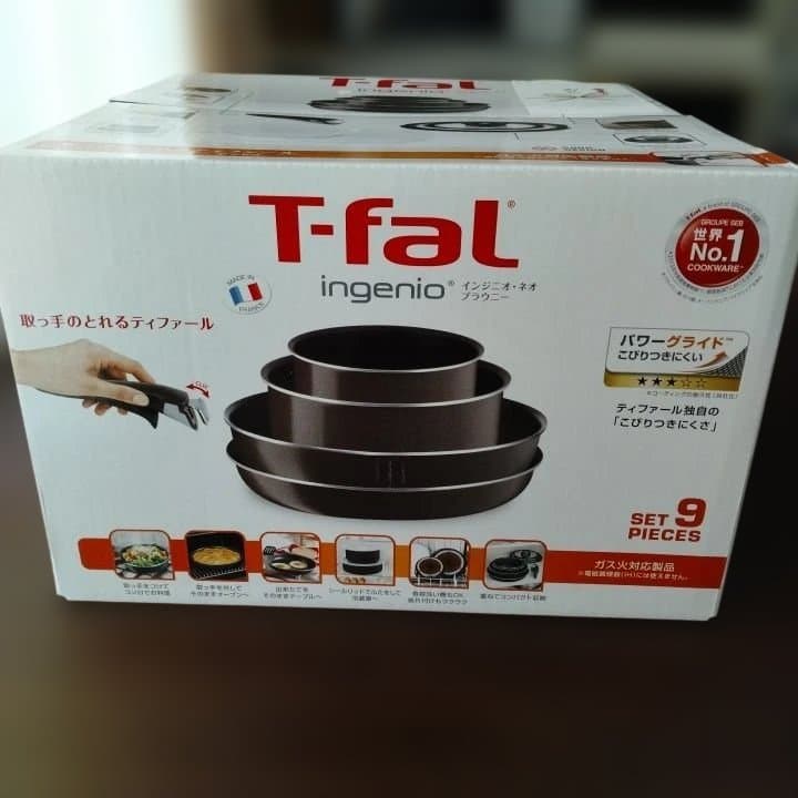 T-fal ingenio 鍋・フライパンセット 9ピース ガス火専用