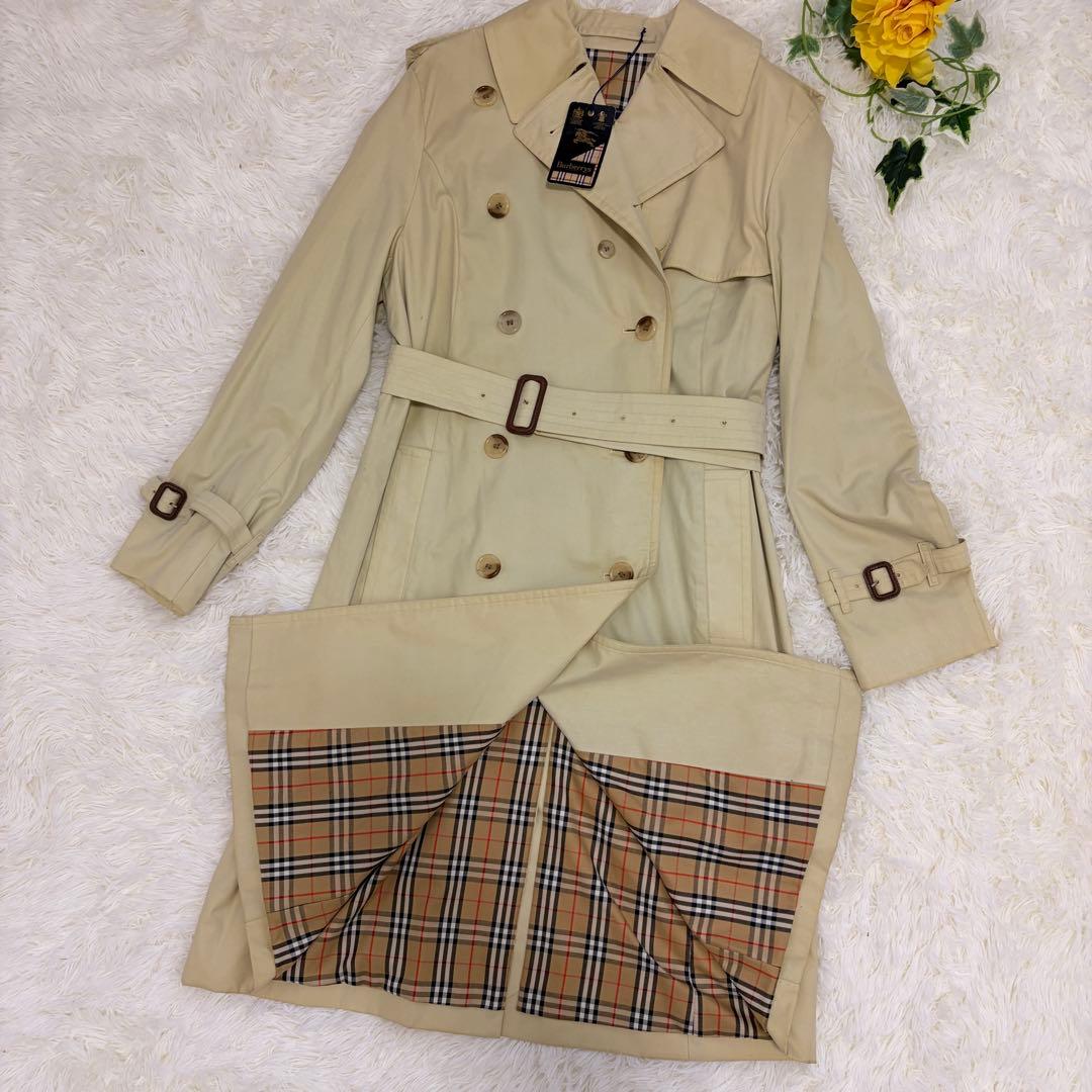 ✨️タグ付き希少色✨️ Burberrys トレンチコート ノバチェック ベルト