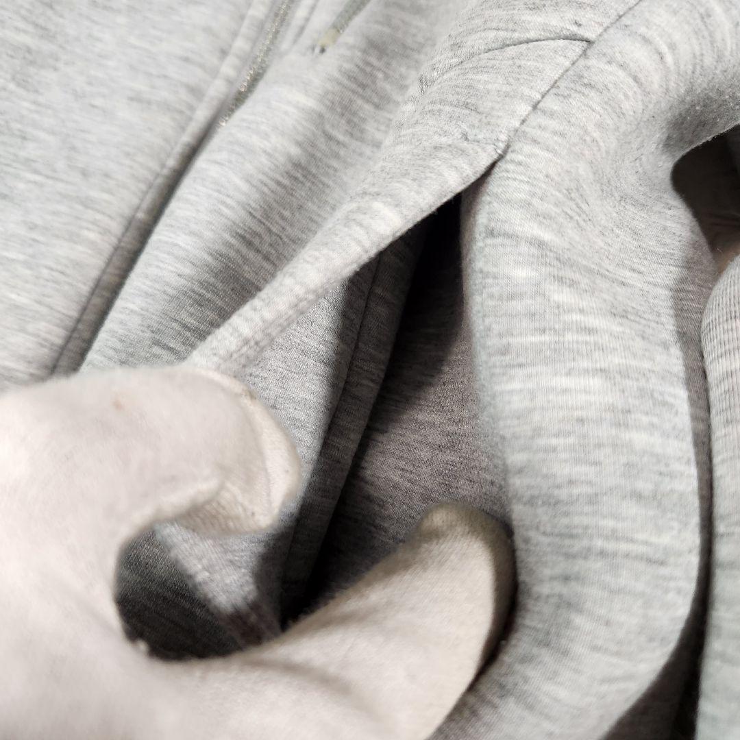 美品 ムータマリン ボンディングパーカー 2way ビッグロゴ ダブルジップ