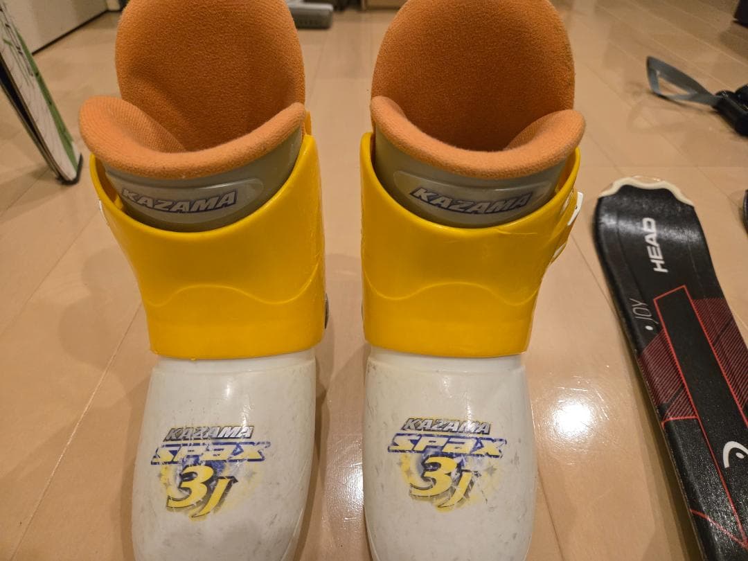 HEAD JOY 107cm スキー伸縮ストックブーツフルセット ブーツ21cm