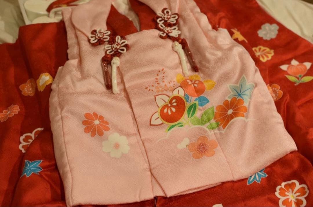 七五三 千總　新品　フルセット　和装セット ピンク 花柄