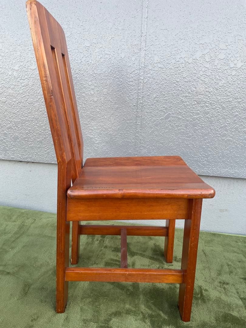 二脚セット　北欧レトロ カナディアン 木製椅子 ダイニングチェア ビンテージ