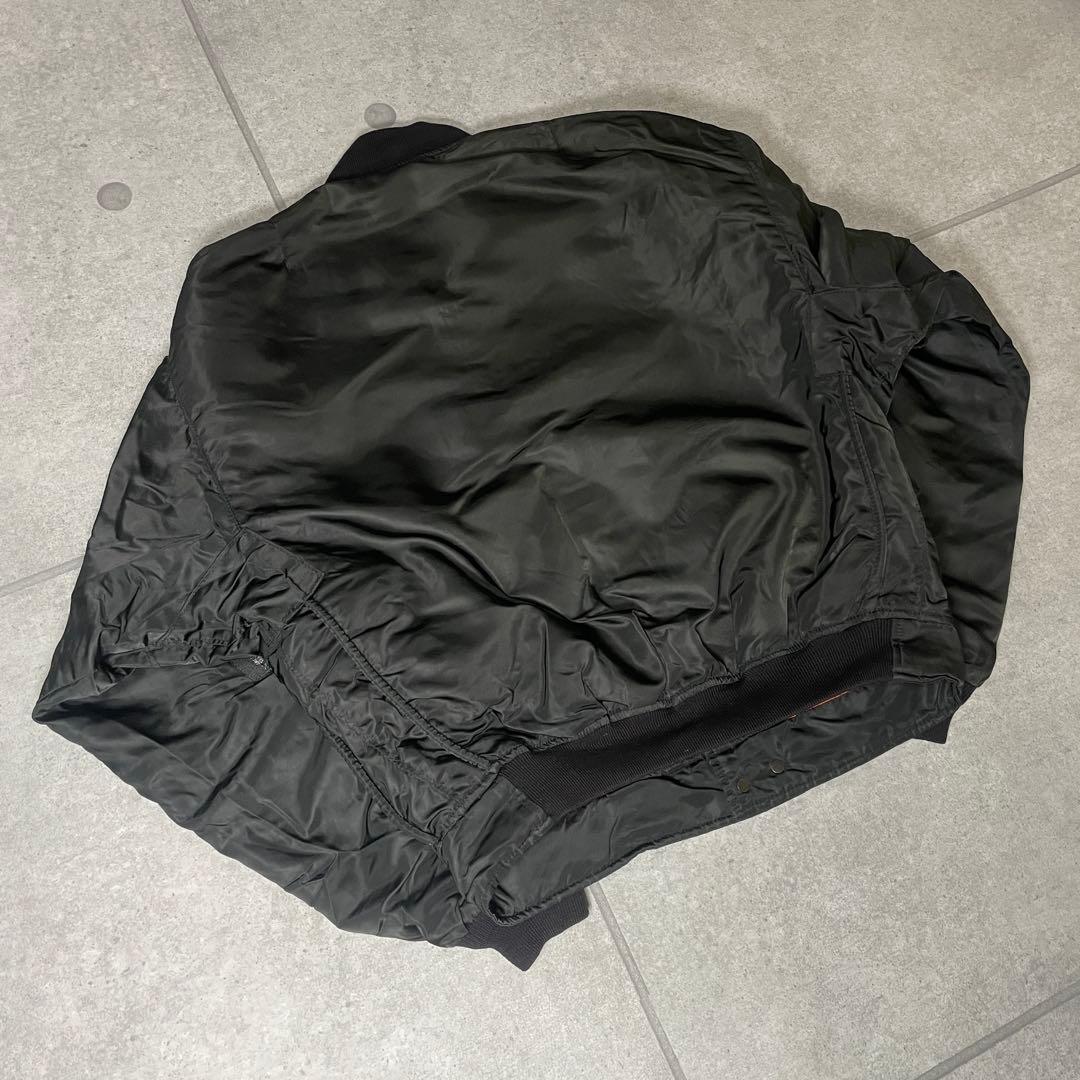 Schott　MA-1　フライトジャケット　USA製　短丈　IDEALジップ