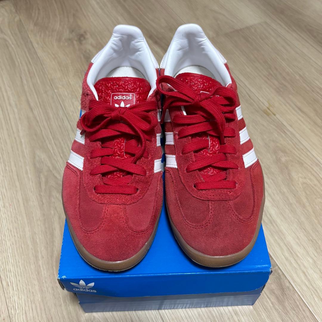 adidas Gazelle Indoor 24.5cm レッド