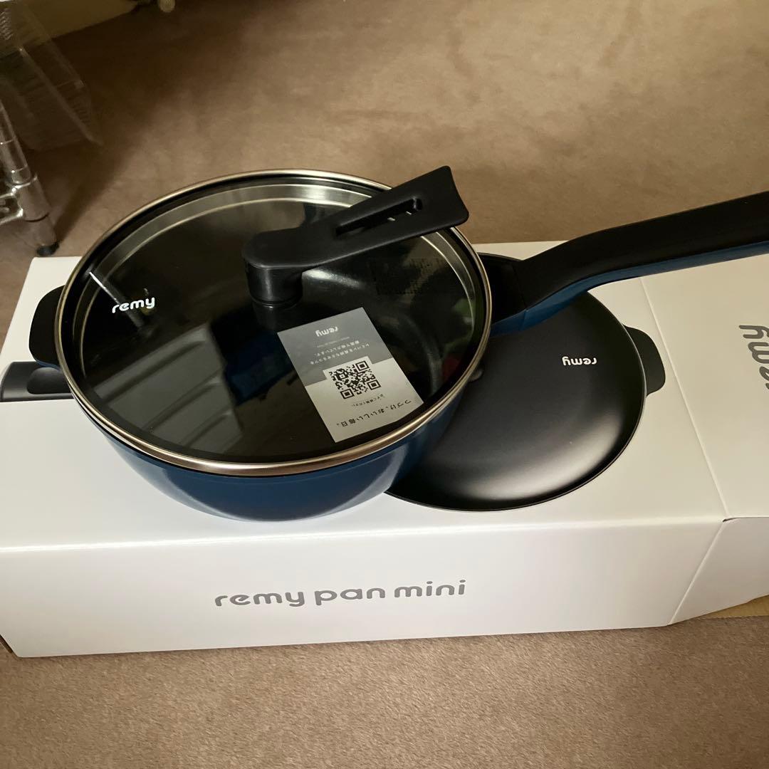 新品未使用 remy レミパンミニ ネイビーフライパン RHF-403