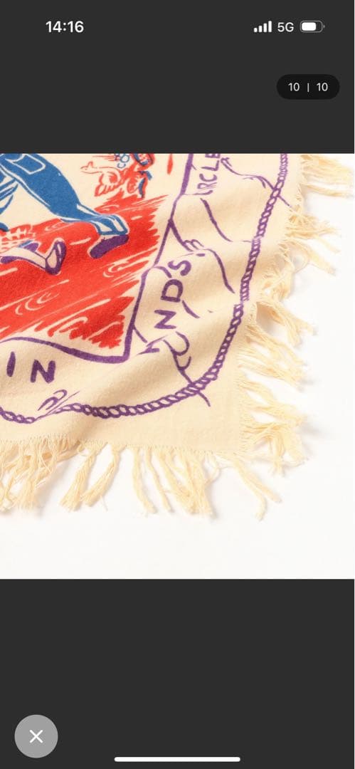 【25AW新品未開封】BEAMS BOY BINDU / ウエスタン スカーフ