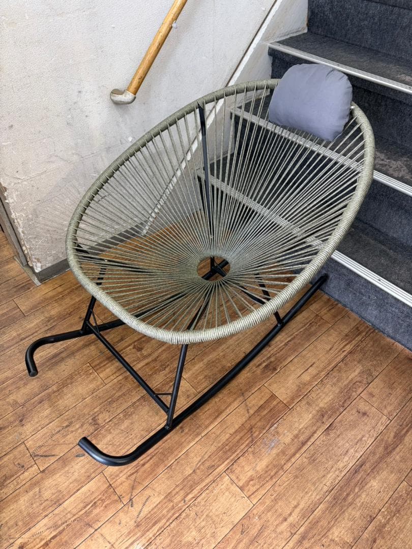 【福岡市限定】アカプルコチェア　ロッキングチェア　メキシカンチェア