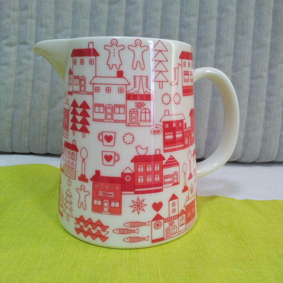 アラビア新品未使用 廃盤クリスマス ヴイレッジ ピッチャー