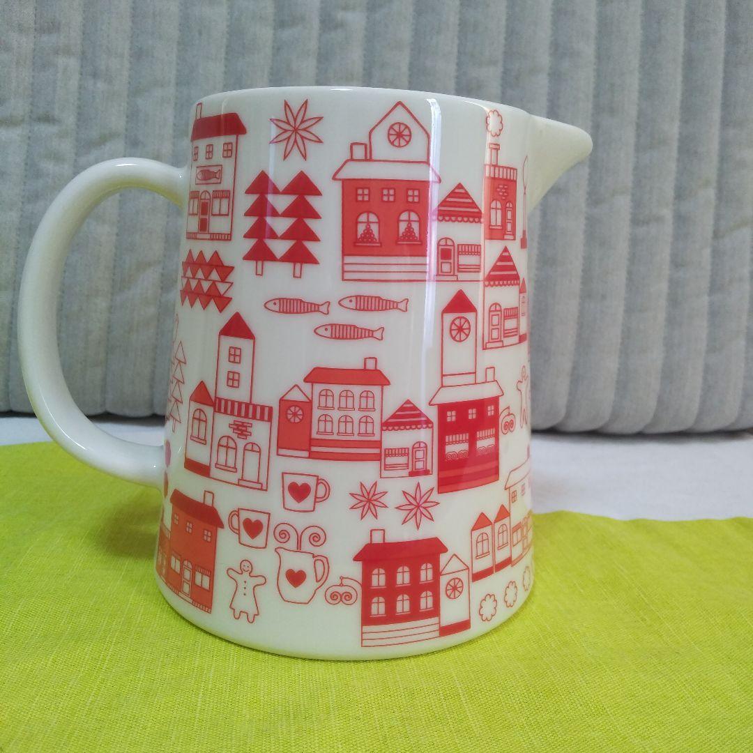 アラビア新品未使用 廃盤クリスマス ヴイレッジ ピッチャー