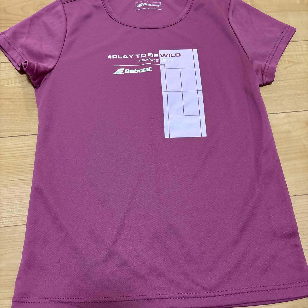 未使用品‼️バボラ　上下セット　半袖　迷彩　ピンク　トップス　スコート　フリル