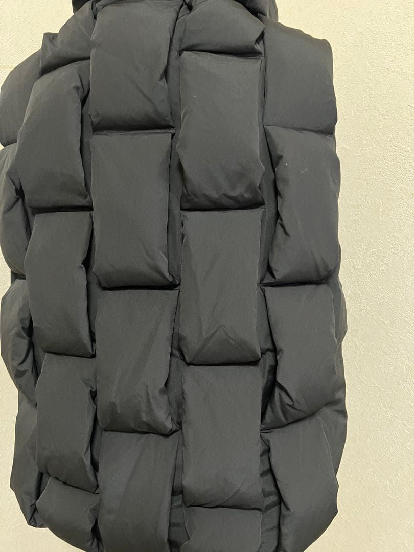 ヤマダヤ　スコットクラブ　ダウンベスト ブラック フード付き ジップアップ