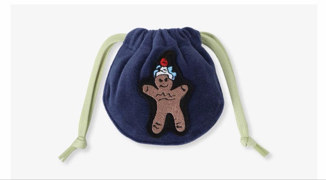 ラドロー　ロンハーマン　ジンジャークッキー ドローストリングポーチ（S）