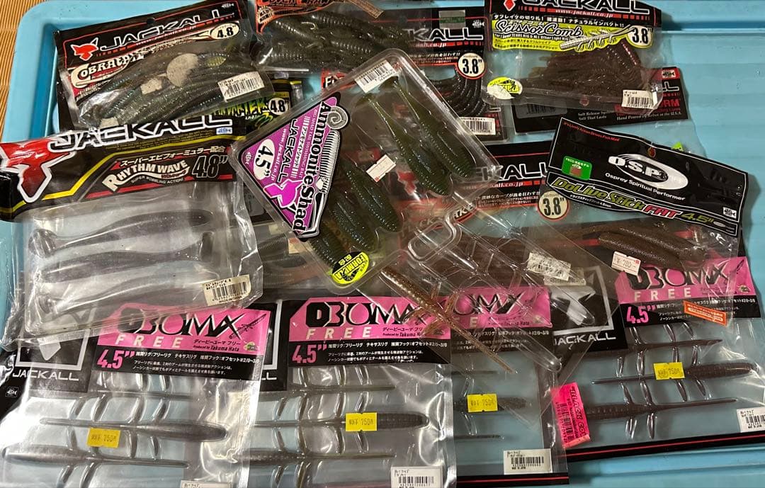 バス釣りワームセット　100袋以上