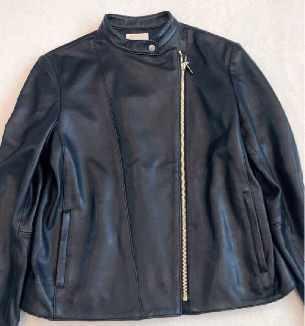 美品✨組曲　羊革　ラムレザー　ジャケット　Lサイズ相当