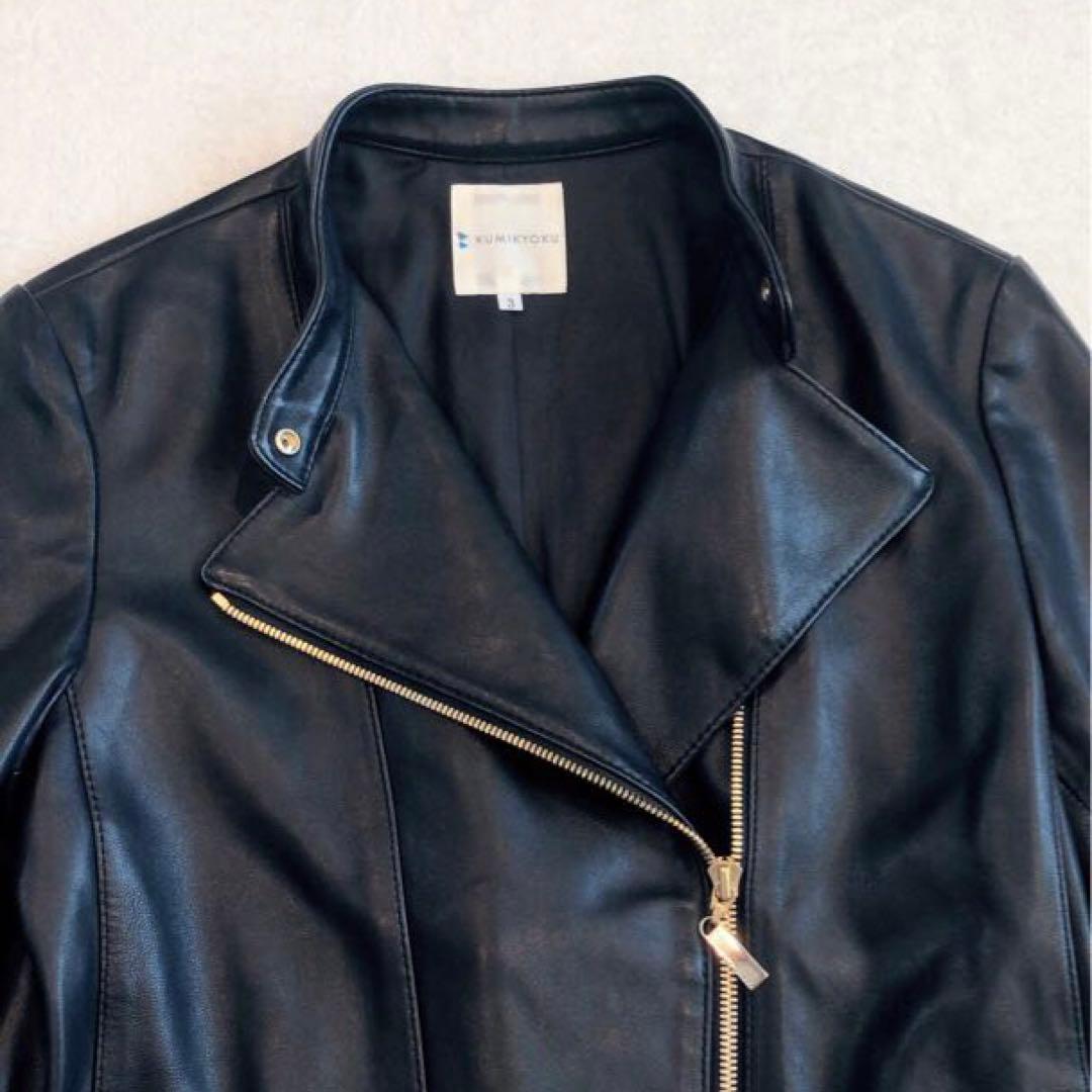 美品✨組曲　羊革　ラムレザー　ジャケット　Lサイズ相当