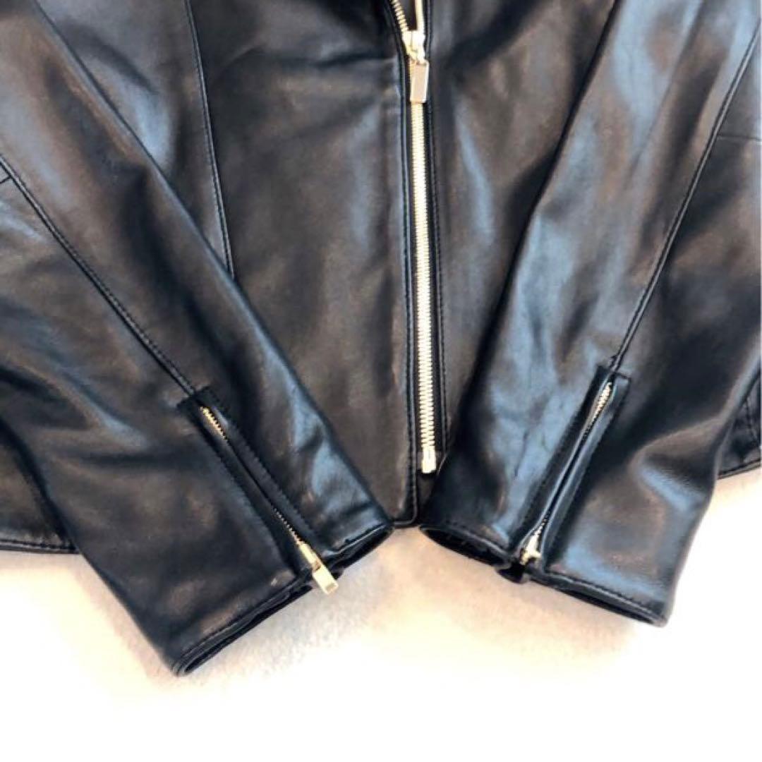 美品✨組曲　羊革　ラムレザー　ジャケット　Lサイズ相当