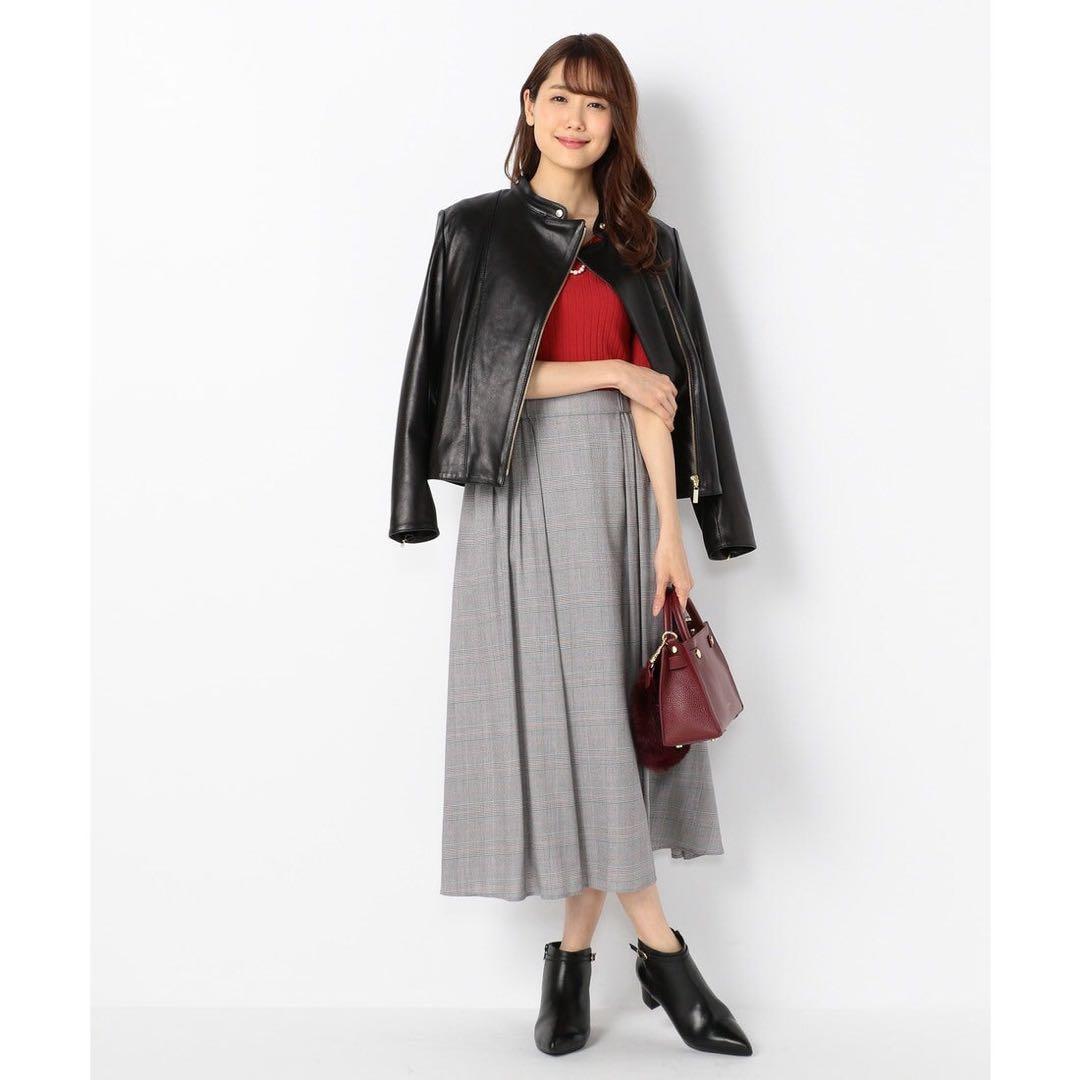 美品✨組曲　羊革　ラムレザー　ジャケット　Lサイズ相当