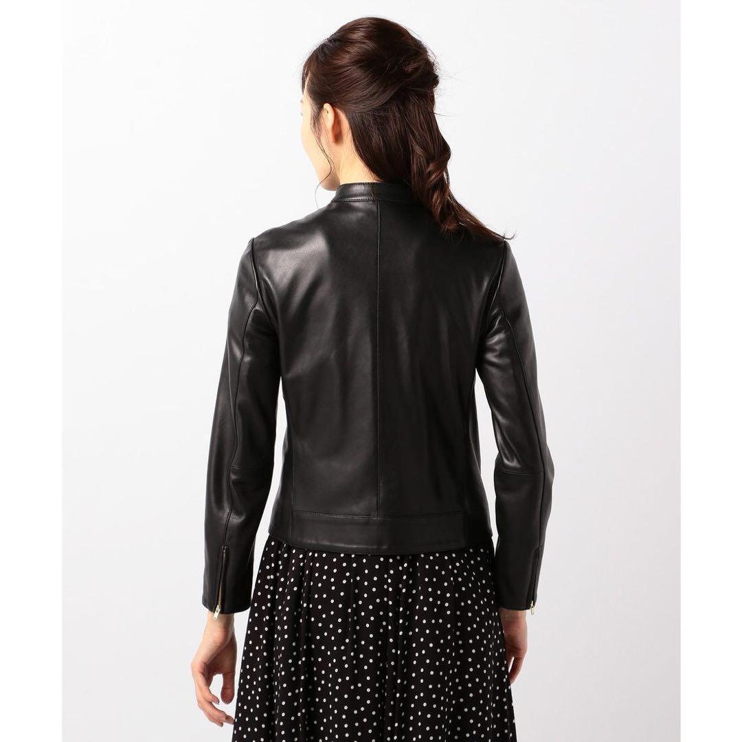 美品✨組曲　羊革　ラムレザー　ジャケット　Lサイズ相当