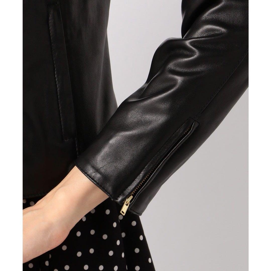 美品✨組曲　羊革　ラムレザー　ジャケット　Lサイズ相当